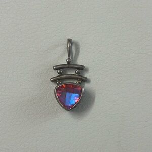 Silver 925 Pink And Purple Pendant